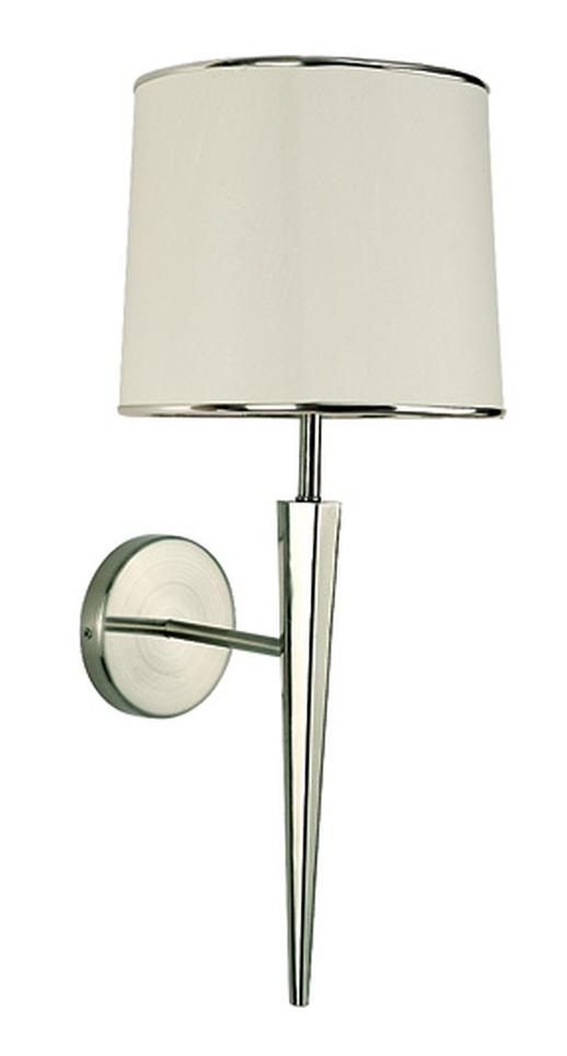 Small chrome wall lamp