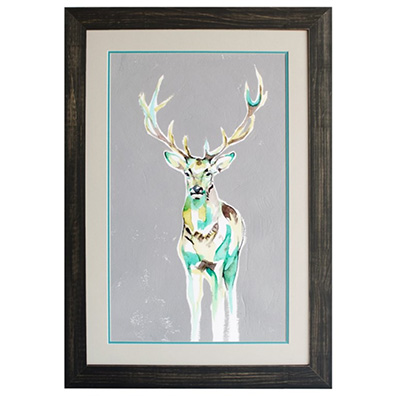 Abstract deer art