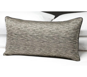 Grey lumbar pillow