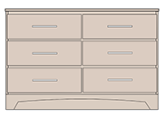 6 drawer dresser m neo
